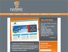 Tablet Screenshot of cyclonicconsulting.com